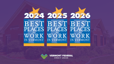 Vermont Federal Named Best Place to Work for Third Consecutive Year
