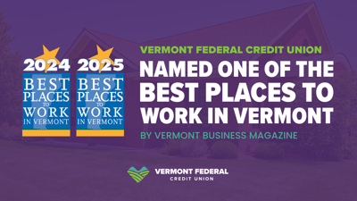 Vermont Federal Named One of the Best Places to Work in Vermont