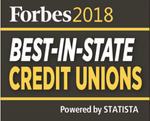 Forbes 2018 Best-in-State Credit Unions logo