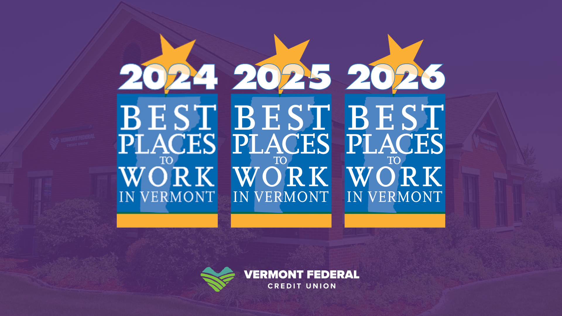 Vermont Federal Named Best Place to Work for Third Consecutive Year