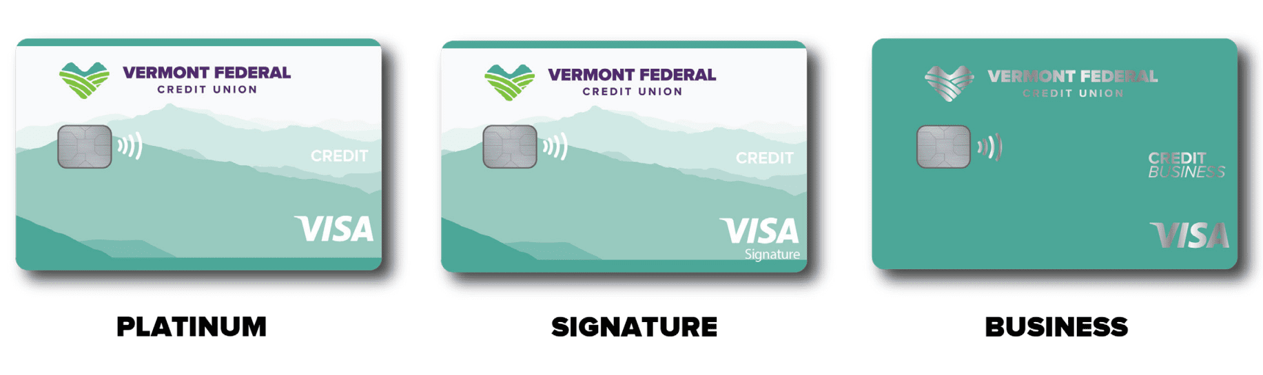 Vermont Federal Credit Union credit card suite