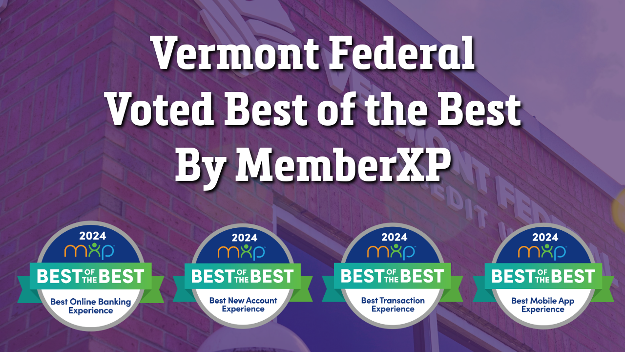 Vermont Federal Earns Four Accolades in CU Solutions Group's 2024 Best of the Best Awards