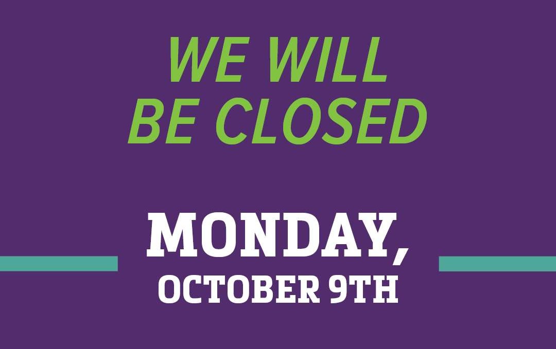 All Branches Closed on October 9th in Observance of Indigenous Peoples' Day